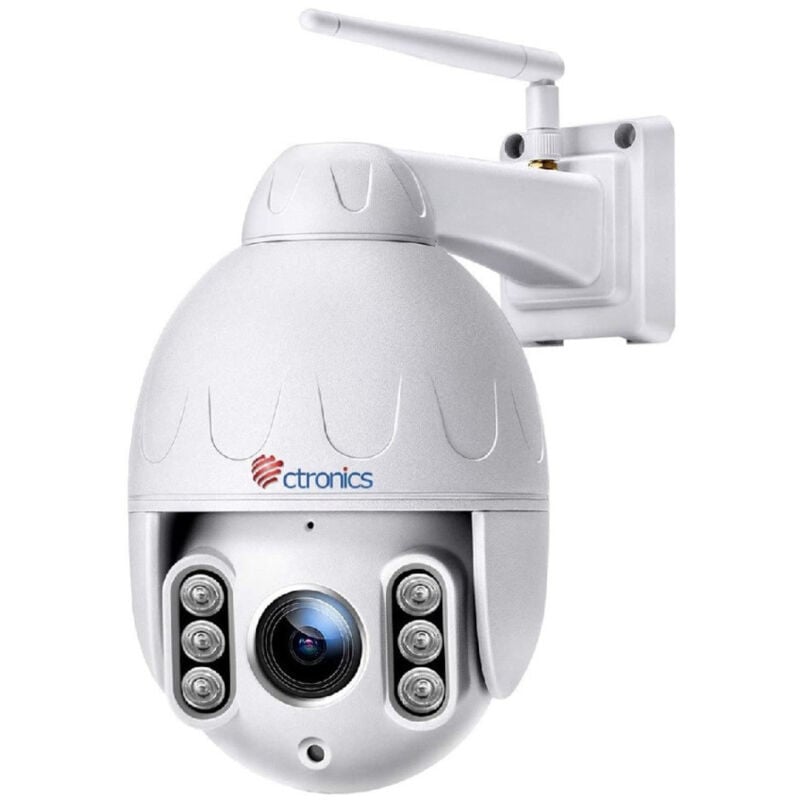 foto del prodotto trade shop traesio telecamera wifi esterna senza fili 5mp ptz ip dome sorveglianza 5 x zoom ottico 