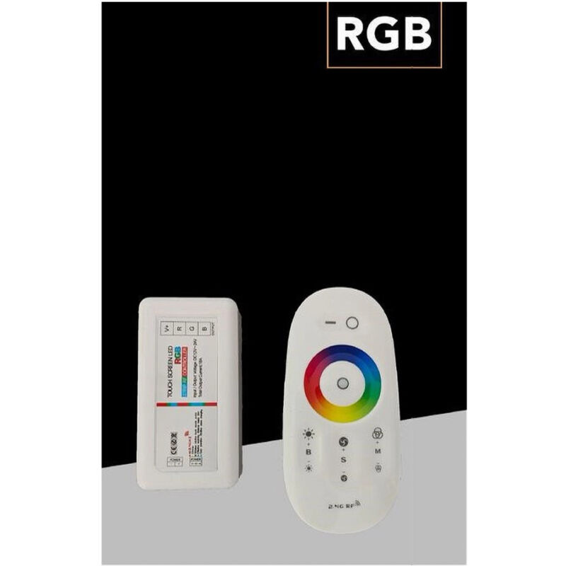 foto del prodotto trade shop traesio telecomando 2.4g touch screen controller illuminazione striscia led rgb ap1201 