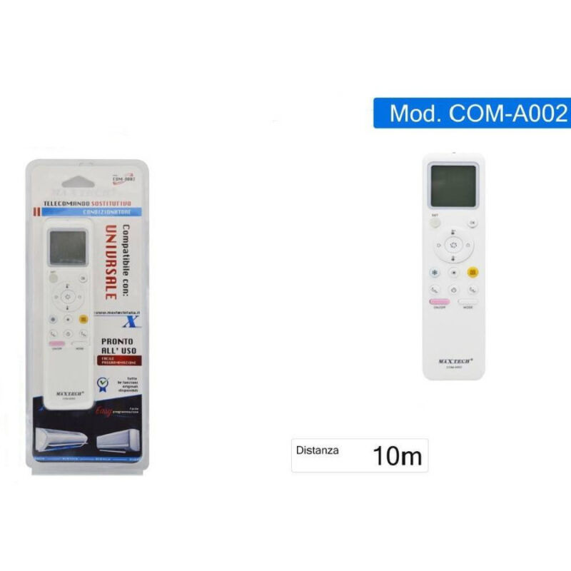 foto del prodotto trade shop traesio telecomando sostitutivo universale condizionatore facile programmazione com a002 
