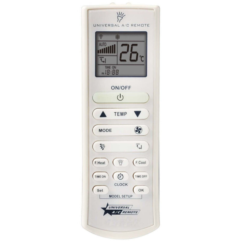 foto del prodotto trade shop traesio telecomando universale led condizionatore climatizzatore aria condizionata 199s 