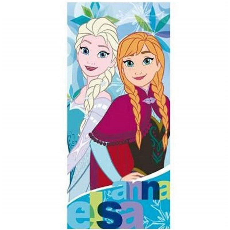 foto del prodotto trade shop traesio telo asciugamano frozen disney bambine multiuso mare lettino piscina 70x140cm easy dry 