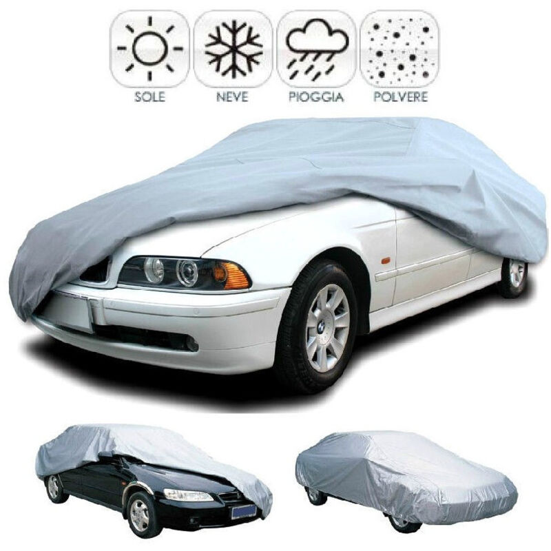foto del prodotto trade shop traesio telo copriauto impermeabile copertura auto pvc anti pioggia sole xxl 