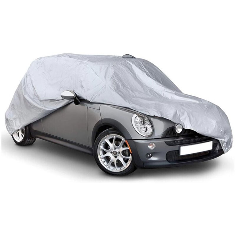 foto del prodotto trade shop traesio - telo protettivo copriauto impermeabile copertura copri auto anti pioggia sole -