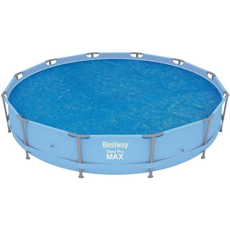 foto del prodotto trade shop traesio telo termico copertura per piscina fuori terra rotonda da 366 cm 396 cm 58242 