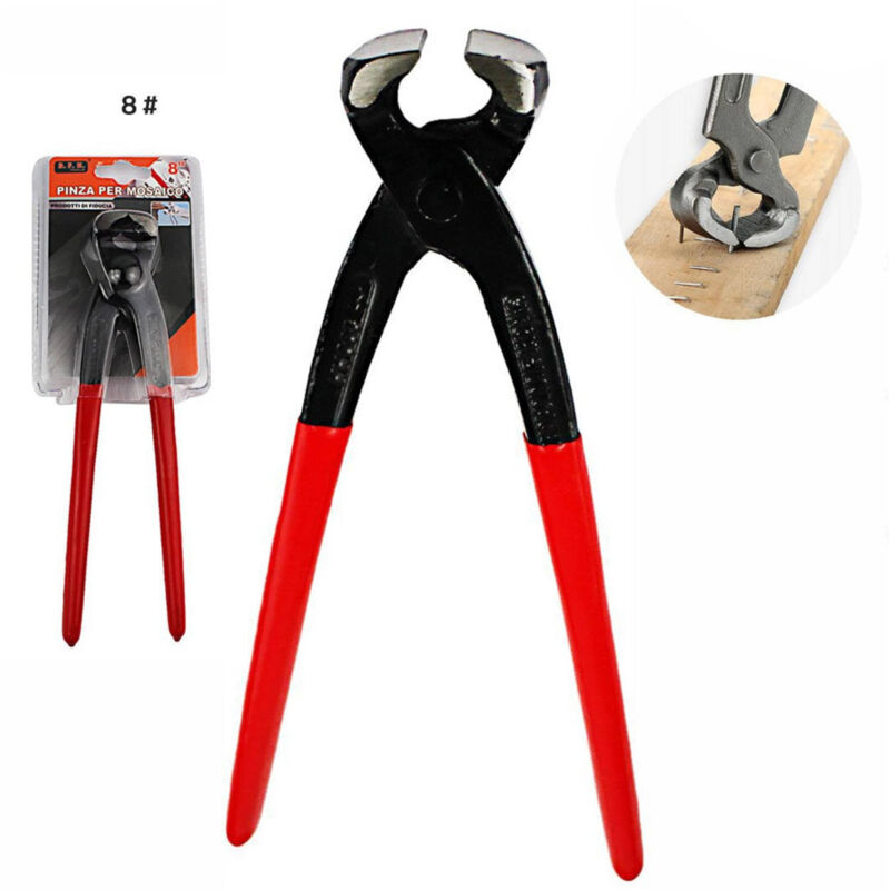 foto del prodotto trade shop traesio tenaglia per ferraioli cementisti carpentiere 8 in acciaio cromo vanadio 21 cm 