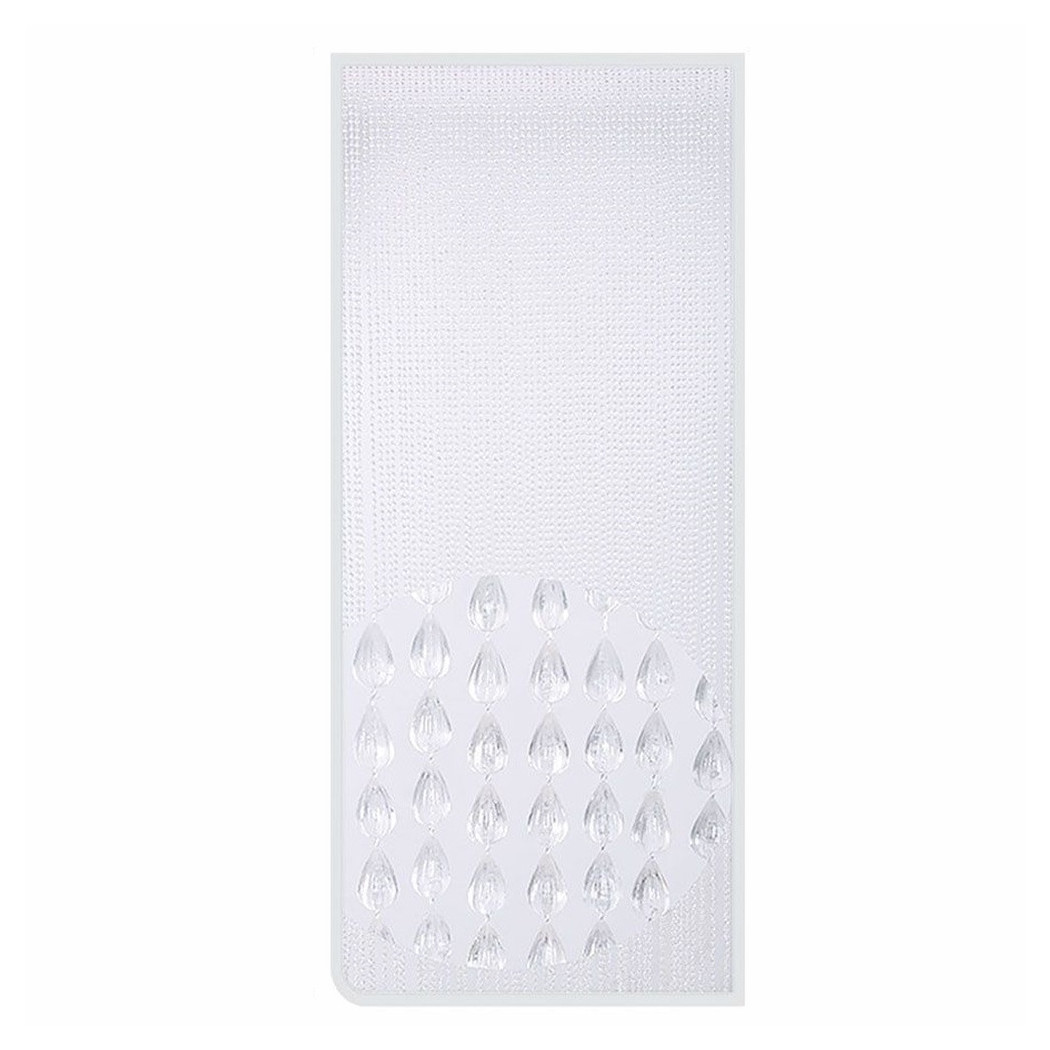 foto del prodotto trade shop traesio tenda moschiera antimosche con perline grandi trasparente in pvc 120x230cm tpl73 017399 