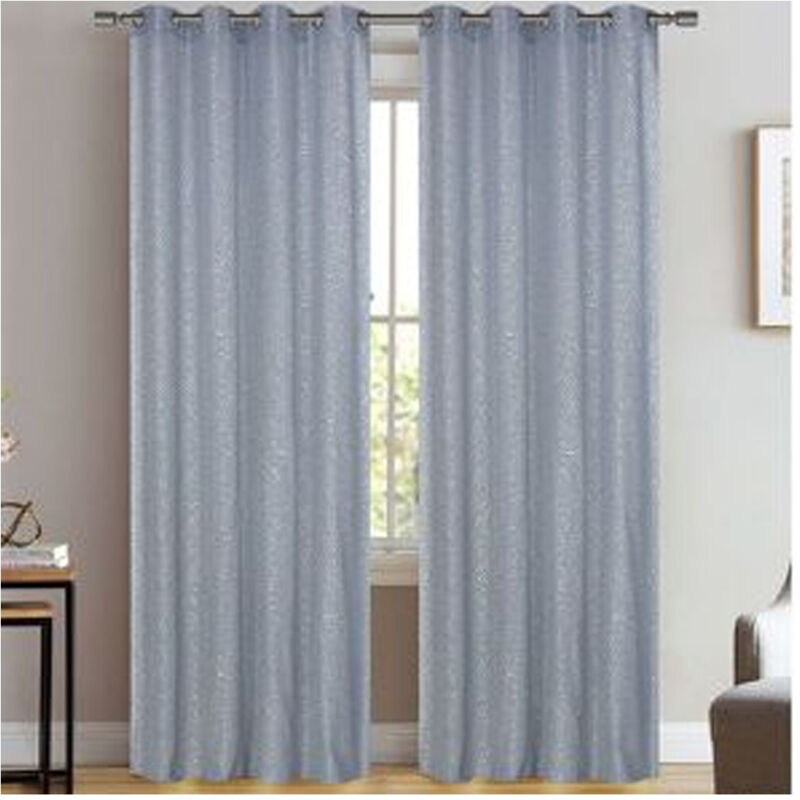 foto del prodotto trade shop traesio tenda velia cuori pannello singolo 8 borchie porta finestra bastone 140x280 cm 