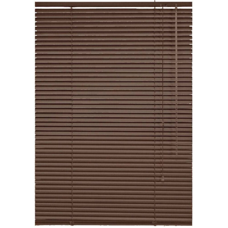 foto del prodotto trade shop traesio - tenda veneziana tende da arredamento persiane tapparella 100 x 160 cm marrone -