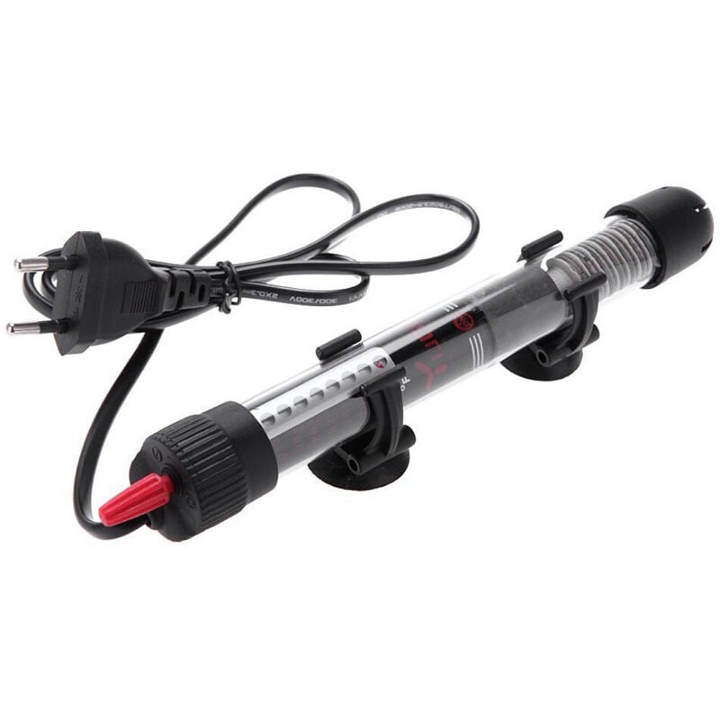 foto del prodotto trade shop traesio - termostato riscaldatore per coltivazione idroponica con regolatore temperatura - 200 watt