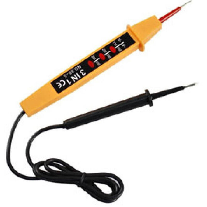foto del prodotto trade shop traesio tester misuratore di tensione corrente elettrica cercafase voltmetro 