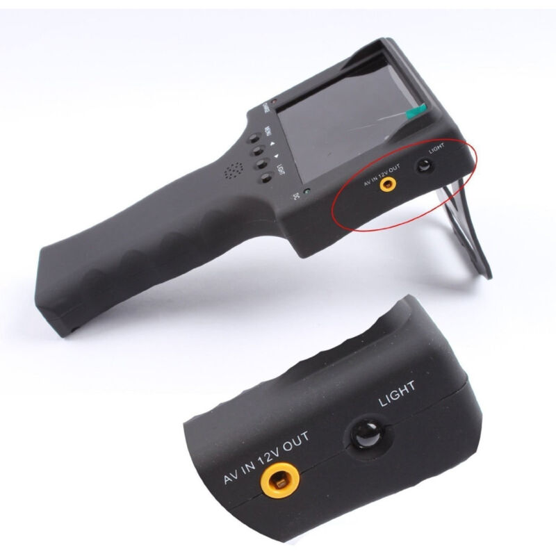 foto del prodotto trade shop traesio tester monitor portatile 3.5 tester telecamere ahd rete ethernet lan uscita 12v 