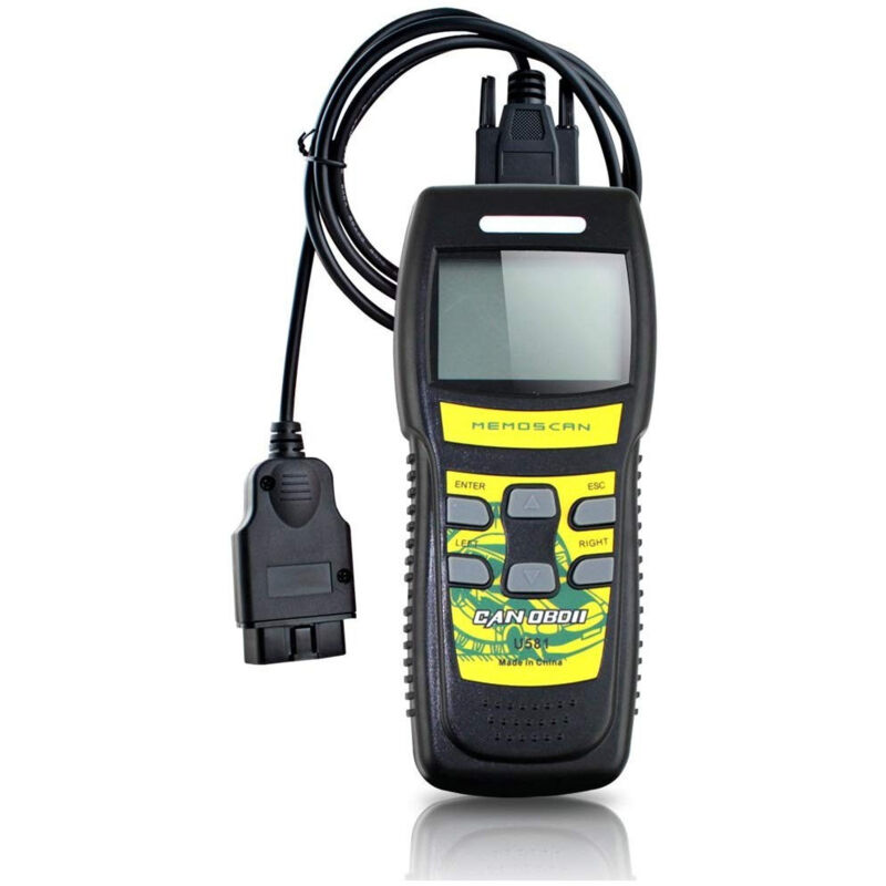 foto del prodotto trade shop traesio tester obd2 ii scanner lettore di codici diagnostica la centralina auto cod.u581 