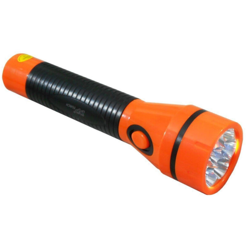 foto del prodotto trade shop traesio torcia lampada emergenza a led ricaricabile portatile caccia pesca con 7 led 
