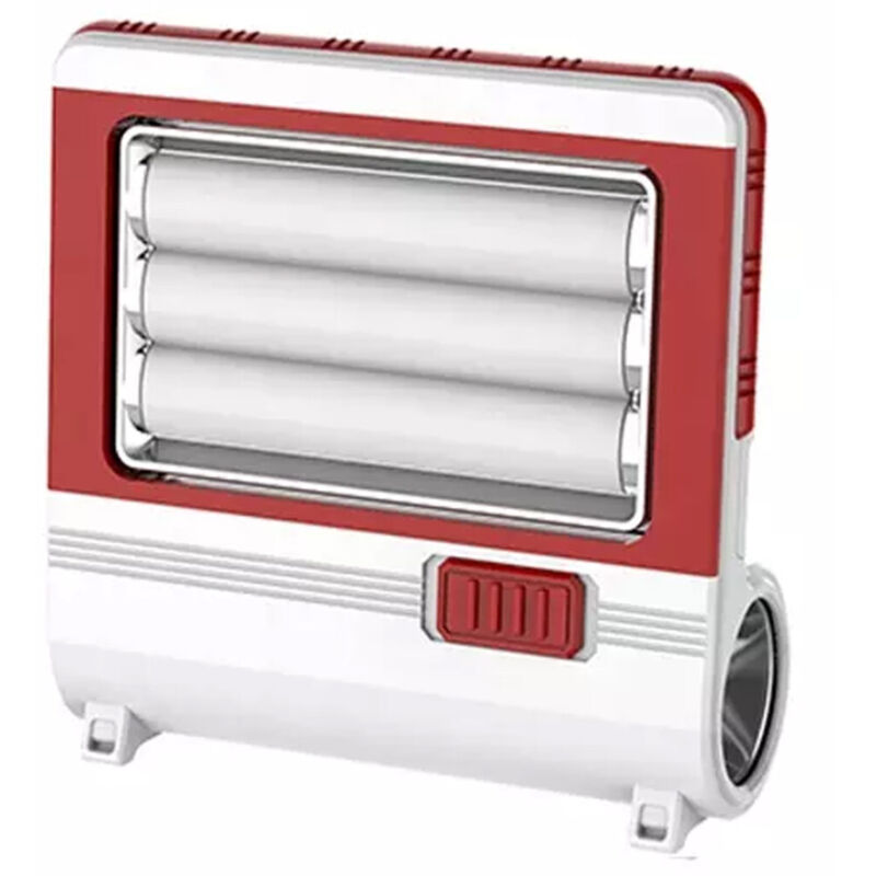 foto del prodotto trade shop traesio - torcia lanterna lampada ricaricabile 27 led multifunzionale caricatore emergenza -