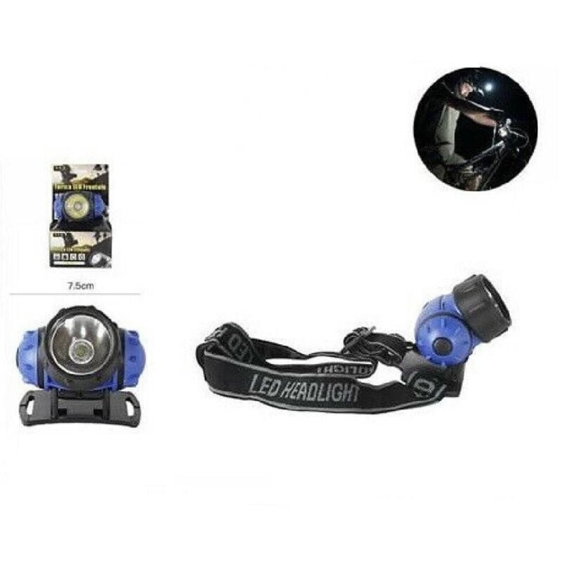 foto del prodotto trade shop traesio torcia luce frontale lampada testa led caccia lavoro escursioni 3w jd004 63372 