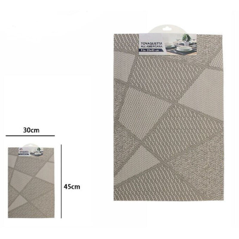 foto del prodotto trade shop traesio tovaglietta all americana tovagliette per colazione cucina tavola 30x45 cm 72296 