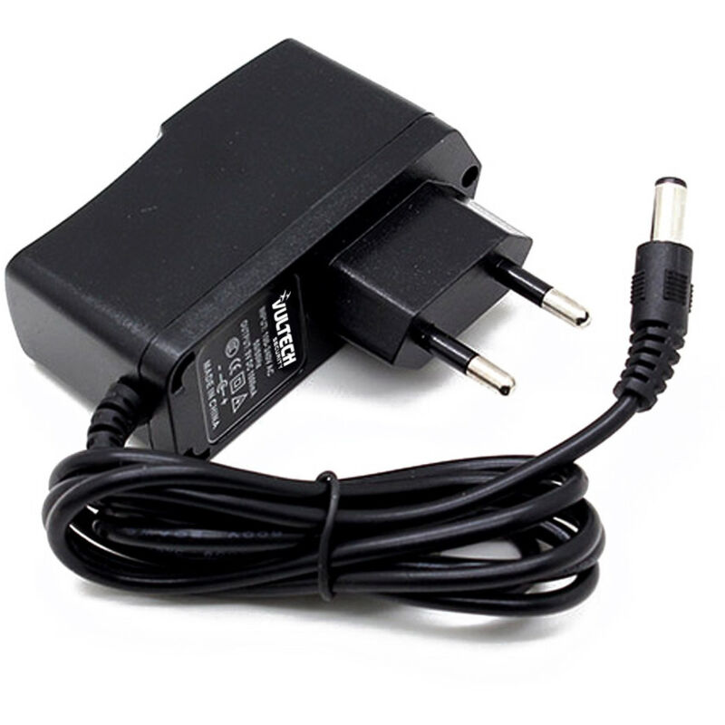 foto del prodotto trade shop traesio trasformatore alimentatore stabilizzato per striscia a led switch trimmer 12v 2 ampere 