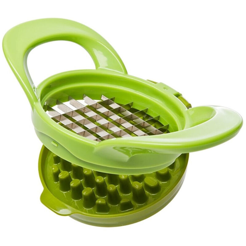 foto del prodotto trade shop traesio trita sminuzza aglio frutta e verdura garlic chopper slice dice con lame acciaio 