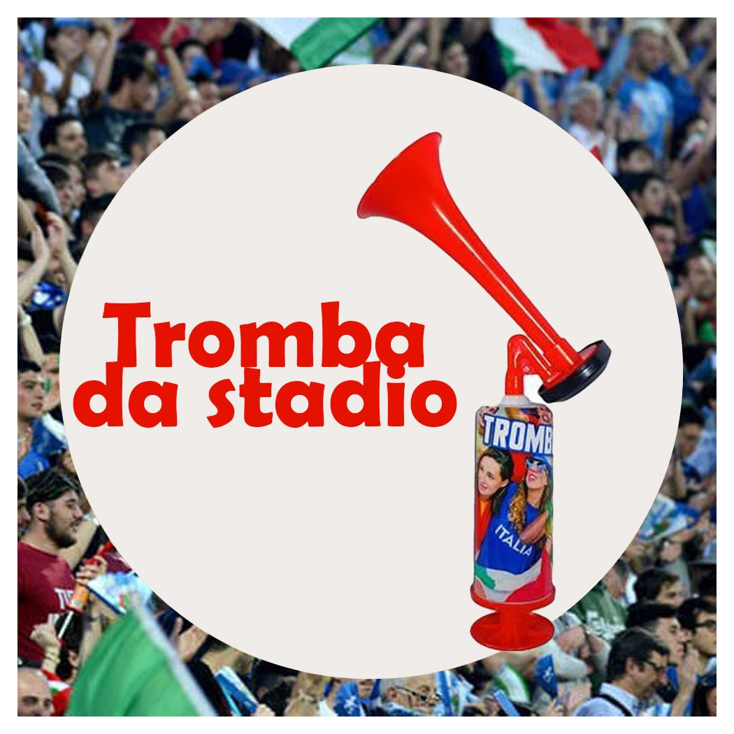 foto del prodotto trade shop traesio tromba da stadio ad aria da borsetta trombetta tifo partite aria no gas 