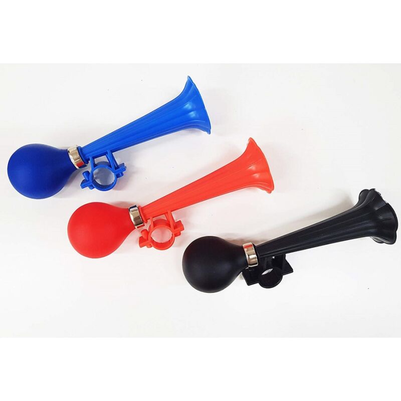 foto del prodotto trade shop traesio trombetta tromba clacson plastica bicicletta sport campanello segnatore acustico 