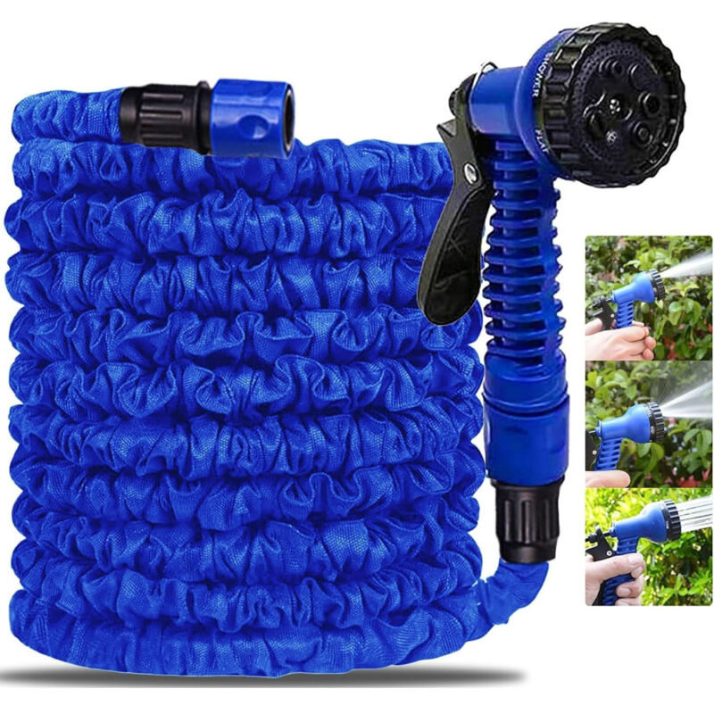 foto del prodotto trade shop traesio tubo magico da giardino 15 metri allungabile estensibile magic hose vari colori 