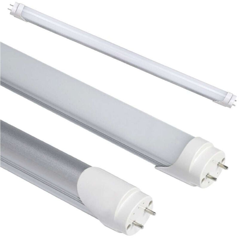 foto del prodotto trade shop traesio tubo neon a led t8 60cm 90cm 120cm 150cm 6000k 3000k luce fredda calda neutra bianco naturale copertura opaca 150 cm 