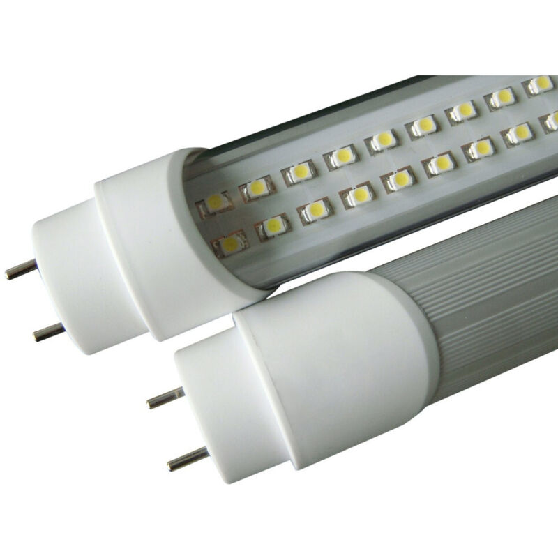 foto del prodotto trade shop traesio tubo neon led 13w 288 330 smd 90 cm 6500k 3000k luce bianca fredda calda t8 bianco naturale copertura opaca 