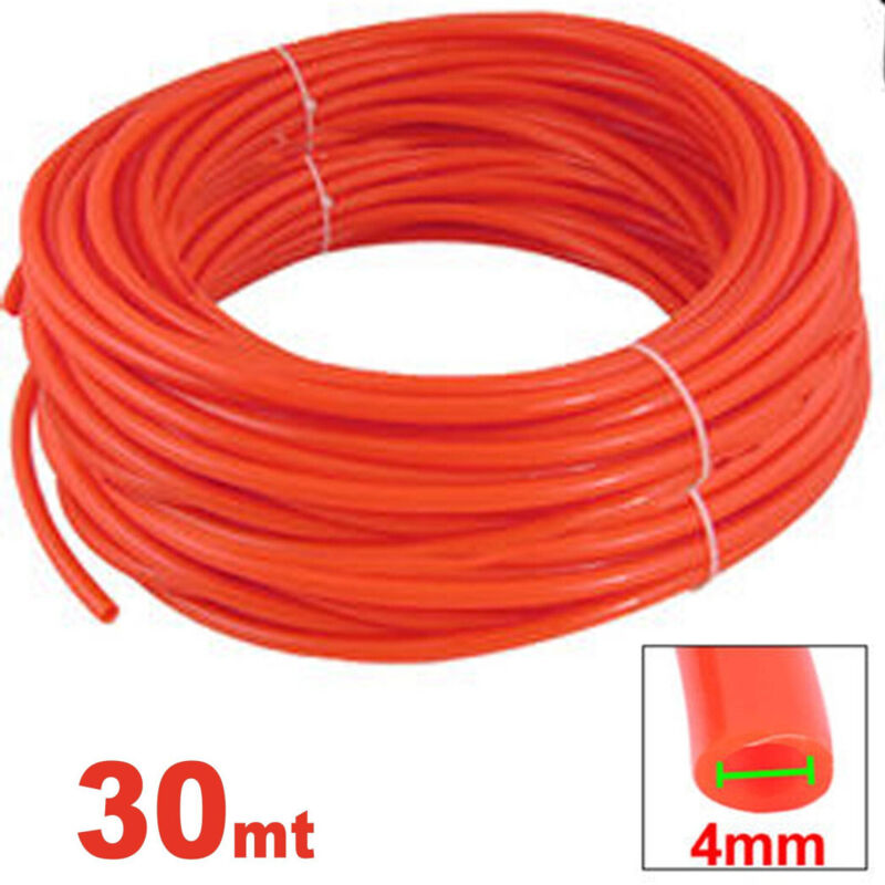 foto del prodotto trade shop traesio tubo prolunga aria compressa flessibile compressore arancione da 30 metri 
