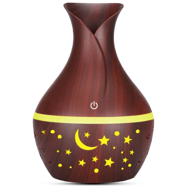 foto del prodotto trade shop traesio - umidificatore ultrasuoni diffusore di aromi oli essenziali per aromaterapia ascu -