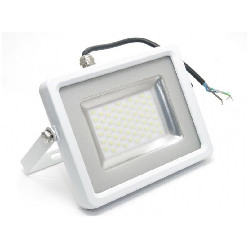 foto del prodotto trade shop traesio v tac faro led smd 10w 20w 30w 50w 100w ultra slim da esterno colore bianco bianco naturale 10 watt