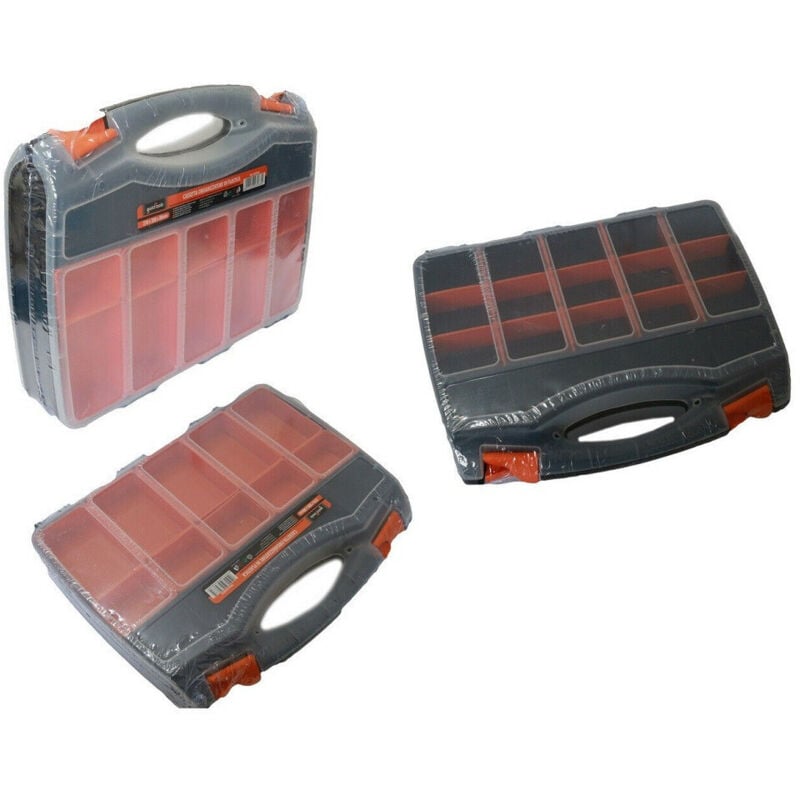 foto del prodotto trade shop traesio valigetta cassetta porta attrezzi e minuteria organizer 37x30x8 cm 31 scomparti 