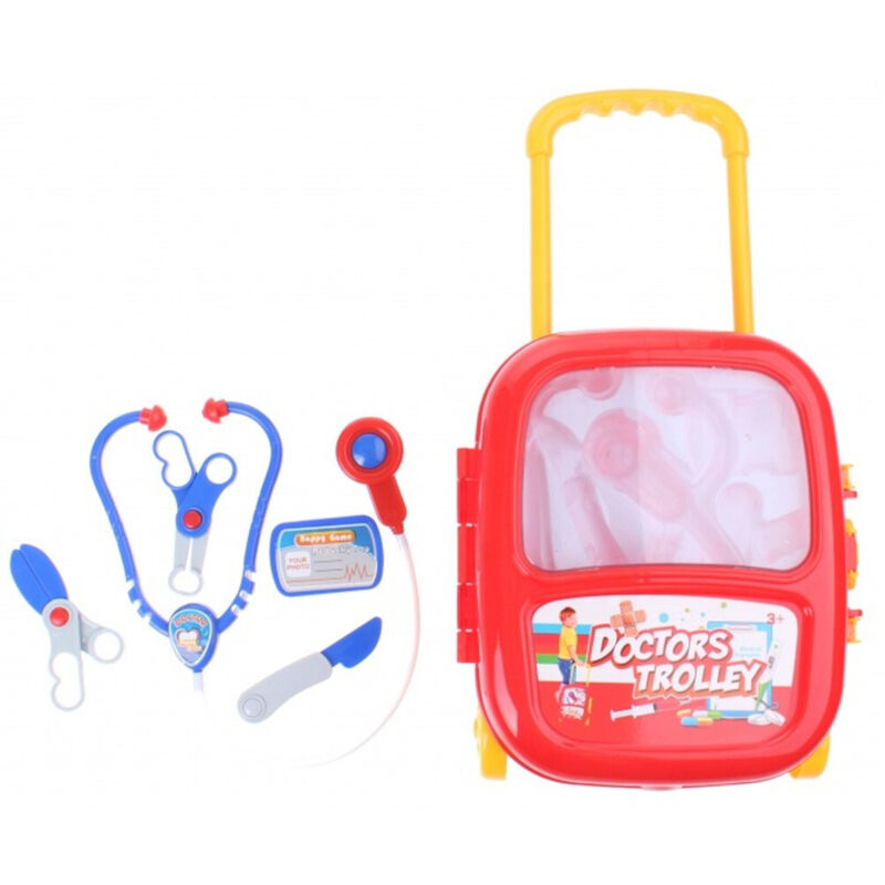 foto del prodotto trade shop traesio valigetta trolley dottoressa giocattolo bambini accessori forbici stetoscopio 