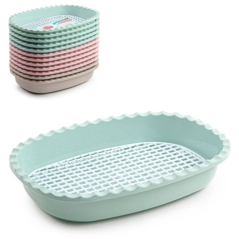 foto del prodotto trade shop traesio vassoio defrost profondo ovale in plastica per scongelare portare cibi 115001a 