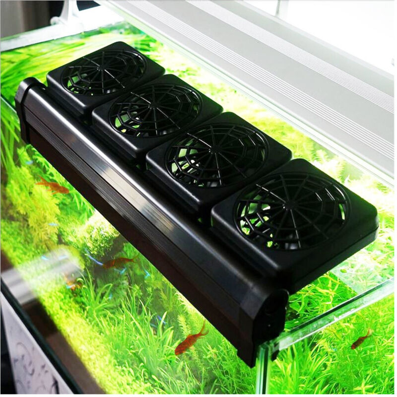 foto del prodotto trade shop traesio ventola raffreddamento fs604 per acquario 4 ventole acqua acquario dolce marino 