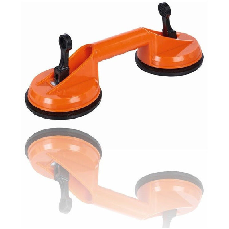 foto del prodotto trade shop traesio ventosa doppia aspirazione vetro 155mm portata 100 85 kg ripara ammaccature 