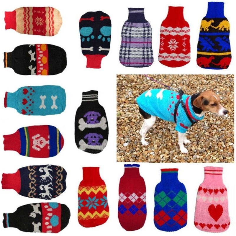 foto del prodotto trade shop traesio vestiti per cane maglione maglia taglia xs s 15 a 30 cm caldo inverno cane gatto 