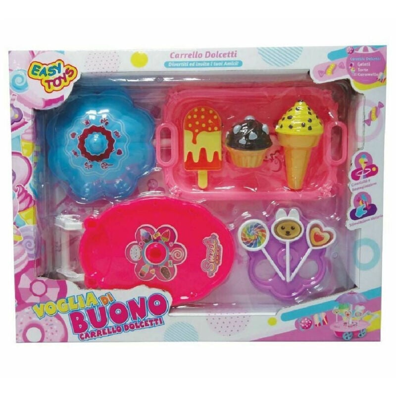 foto del prodotto trade shop traesio voglia di buono carrello dolcetti torte caramelle gelati giocattolo gioco bambina 
