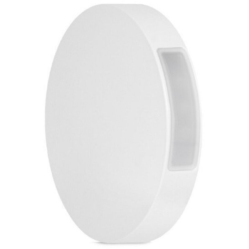 foto del prodotto trade shop traesio wisdom applique slim tonda con biemissione luminosa 6w luce 6500k 4000k 3000k xc 9045 bianco naturale 