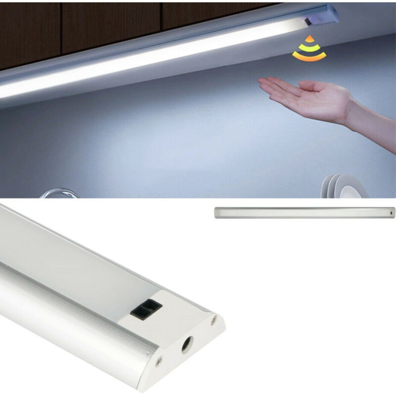 foto del prodotto trade shop traesio wisdom barra a led sottopensile cucina luce lampada con sensore movimento mano 30cm 