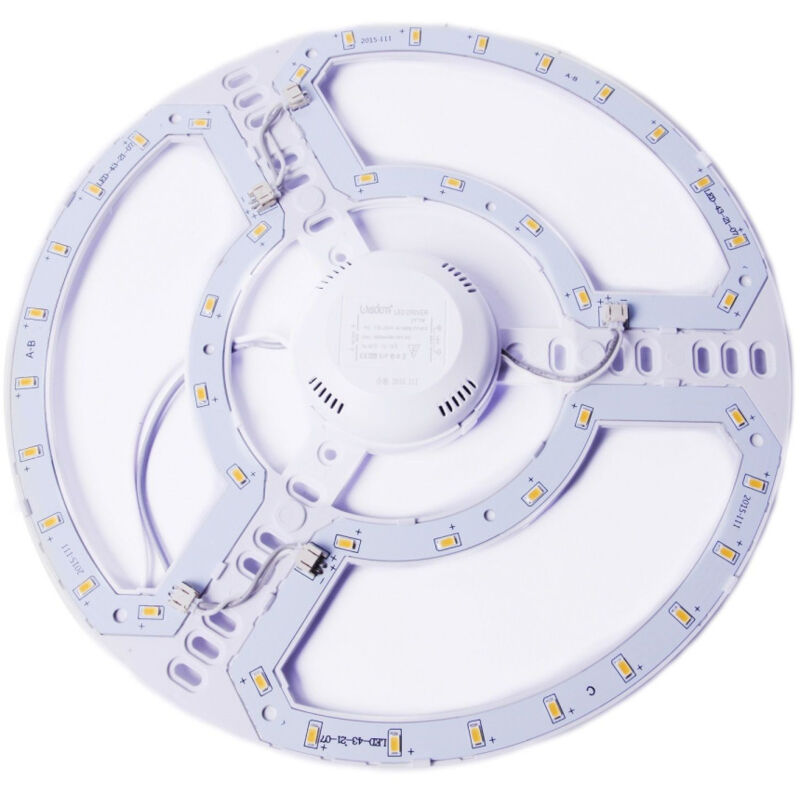 foto del prodotto trade shop traesio wisdom corona led smd 5630 wisdom da 21w luce bianco freddo e caldo con driver bianco caldo 