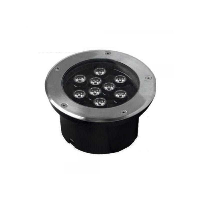 foto del prodotto trade shop traesio wisdom faretto led wisdom 9w 810lm segnapasso calpestabile da incasso per esterni ip65 bianco freddo 