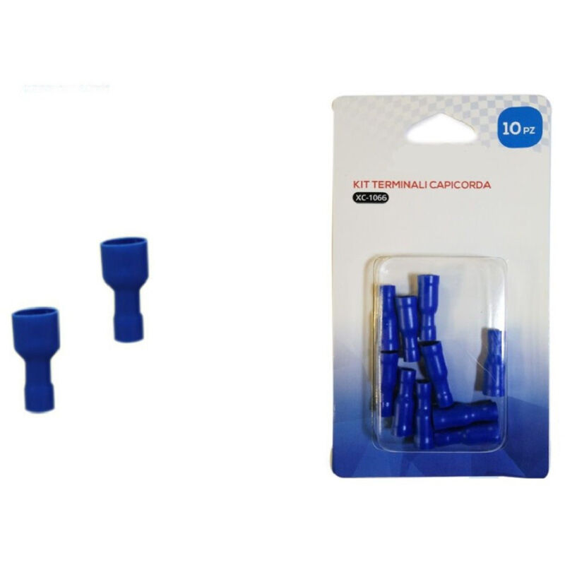 foto del prodotto trade shop traesio wisdom kit 10 pezzi terminali capicorda connettori preisolati cavi elettrici xc 1066 