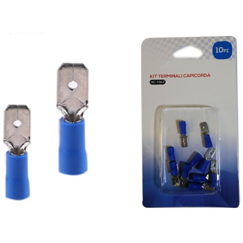 foto del prodotto trade shop traesio wisdom kit 10 terminali capicorda connettori preisolati cavi elettrici frd2 250 xc 1067 