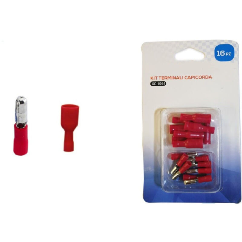 foto del prodotto trade shop traesio wisdom kit 16 terminali capicorda connettori preisolati frd1.25 156 mpd1.25 156 xc 1064 