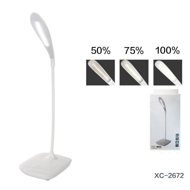 foto del prodotto trade shop traesio wisdom lampada a led scrivania touch pieghevole intensita luminosa regolabile dt 2672 