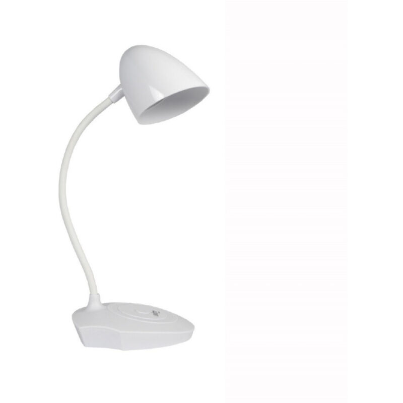 foto del prodotto trade shop traesio wisdom lampada da tavolo scrivania led ricaricabile usb dimmerabile moderno dt 2079 
