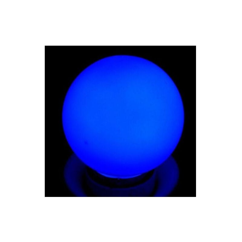 foto del prodotto trade shop traesio wisdom lampadina led wisdom miniglobo e27 da 1w in colori freddo caldo verde blu rosso blu 