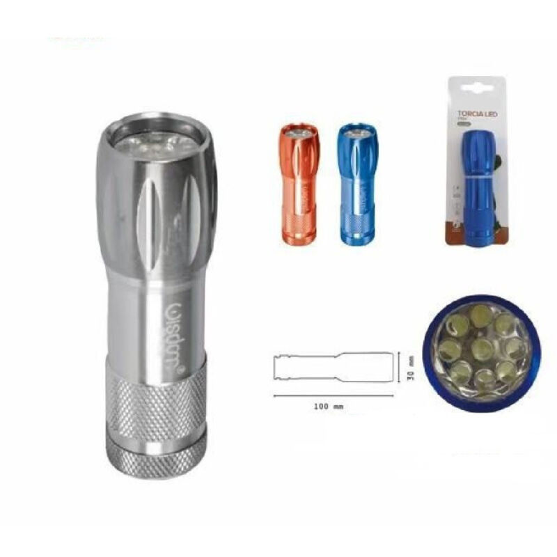foto del prodotto trade shop traesio wisdom mini torcia elettrica luce led smd cob tascabile portatile resistente dt 2032 