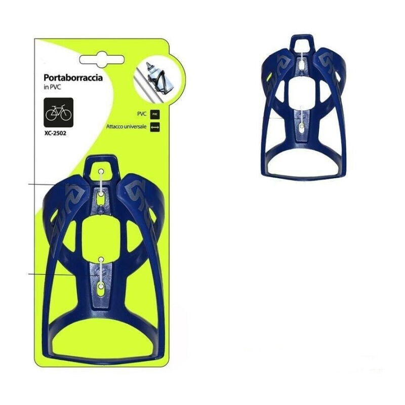 foto del prodotto trade shop traesio wisdom portaborraccia in pvc attacco universale borracce per bici bicicletta xc 2502 