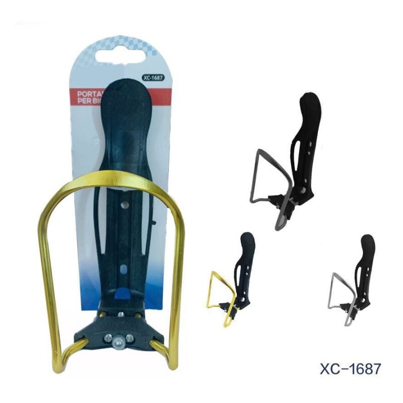 foto del prodotto trade shop traesio wisdom portaborraccia per bici bicicletta attacco universale borracce bottiglia xc 1687 